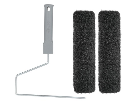 Wałek do gładzi z rączką 25cm 7cm fi-6mm + zapas (40)