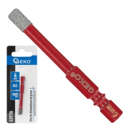 Wiertło diamentowe do gresu 6mm HEX (250)
