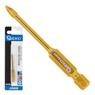 Wiertło do szkła i ceramiki HEX 4mm (500)