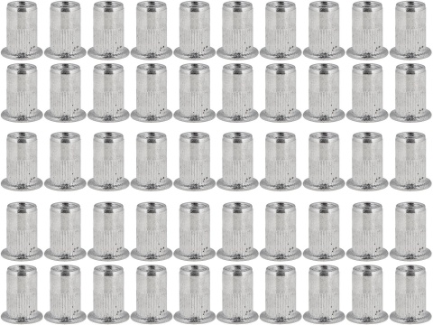 Zestaw nitonakrętek aluminiowych M6 1.0-3.0 50szt (100)