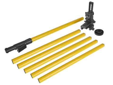 Kolumna rozporowa teleskopowa do lasera 420cm + adapter do skosów (8)