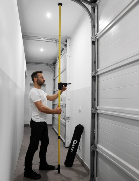 Kolumna rozporowa teleskopowa do lasera 420cm + adapter do skosów (8)