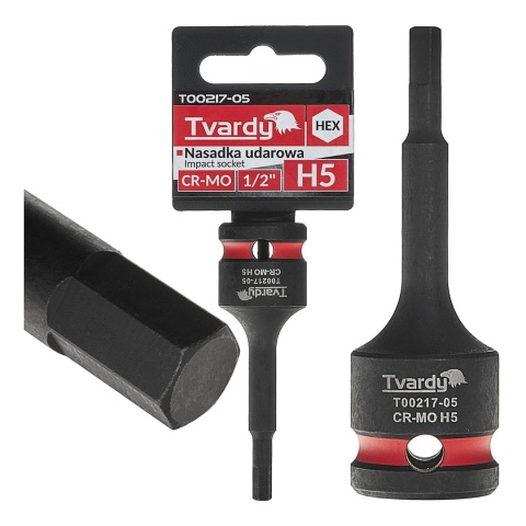 Nasadka udarowa HEX 1/2" H5 CR-MO (10/100)