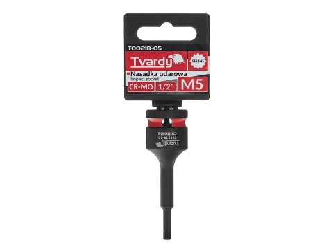 Nasadka udarowa SPLINE 1/2" M5 CR-MO (10/100)