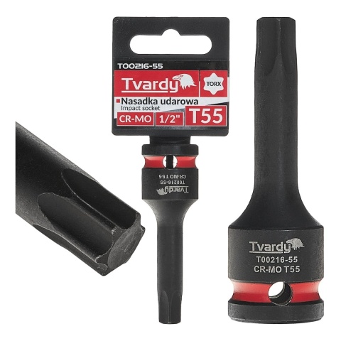 Nasadka udarowa TORX 1/2" T55 CR-MO (10/100)