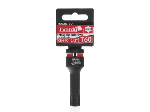 Nasadka udarowa TORX 1/2" T60 CR-MO (10/100)