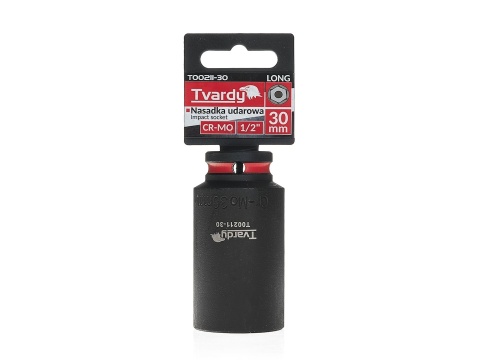 Nasadka udarowa długa 1/2" 6-kąt 30mm CR-MO (6/36)