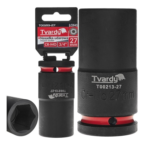 Nasadka udarowa długa 3/4" 6-kąt 27mm CR-MO (1/20)