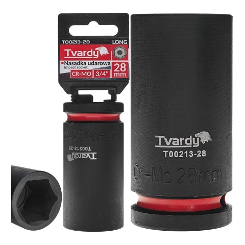 Nasadka udarowa długa 3/4" 6-kąt 28mm CR-MO (1/20)