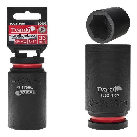 Nasadka udarowa długa 3/4" 6-kąt 33mm CR-MO (1/20)
