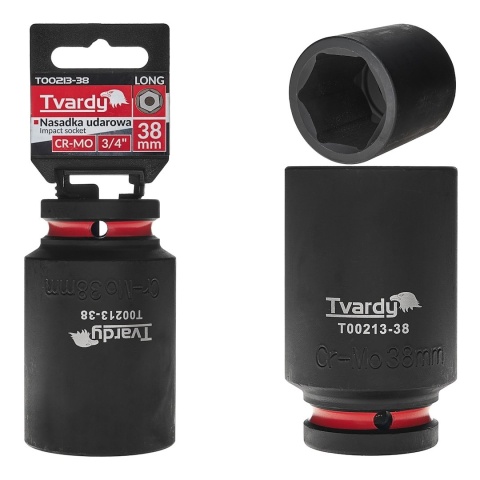 Nasadka udarowa długa 3/4" 6-kąt 38mm CR-MO (20)