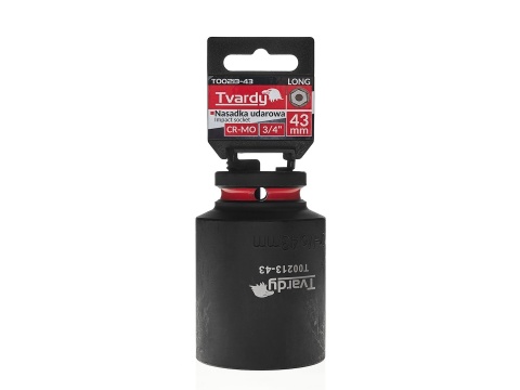 Nasadka udarowa długa 3/4" 6-kąt 43mm CR-MO (1/20)