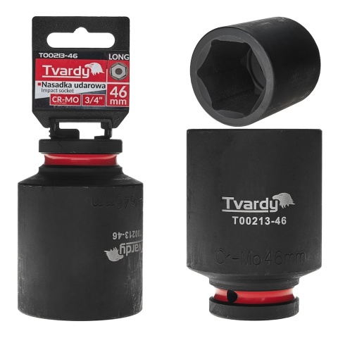 Nasadka udarowa długa 3/4" 6-kąt 46mm CR-MO (1/12)