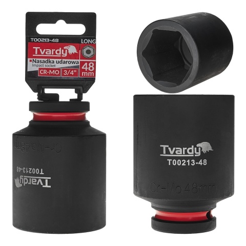 Nasadka udarowa długa 3/4" 6-kąt 48mm CR-MO (1/12)