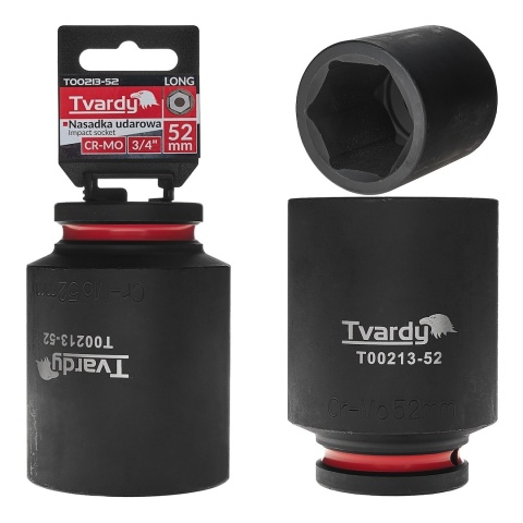 Nasadka udarowa długa 3/4" 6-kąt 52mm CR-MO (1/6)