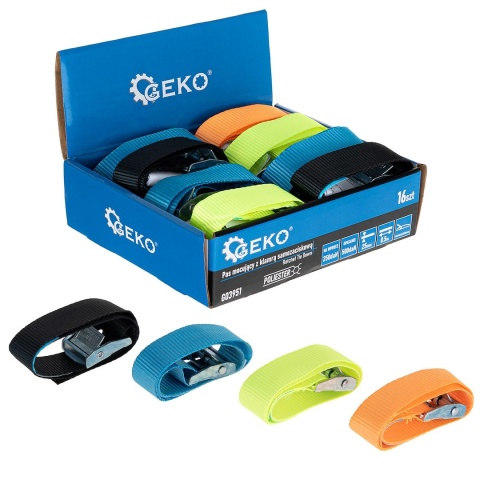 Pas mocujący z klamrą samozaciskową 25mmx0,5m 250kg (16/320)