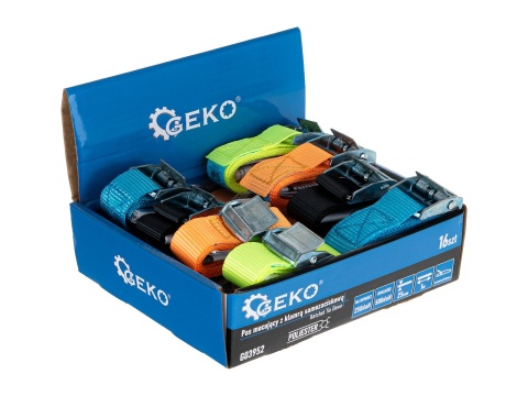 Pas mocujący z klamrą samozaciskową 25mmx1m 250kg (16/320)