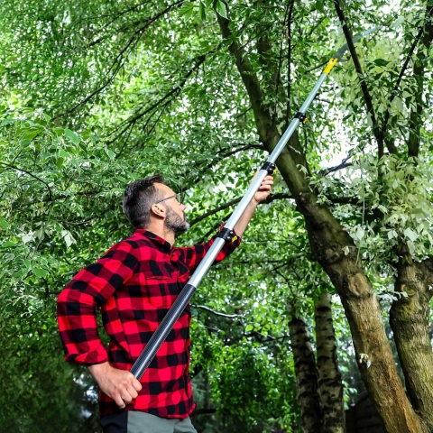 Piła z hakiem 36cm na trzonku teleskopowym 3,3m SK5 (12)