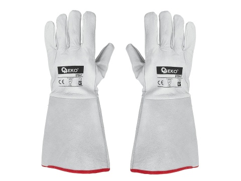 Rękawice spawalnicze skórzane długie Kozia skóra (12/48)