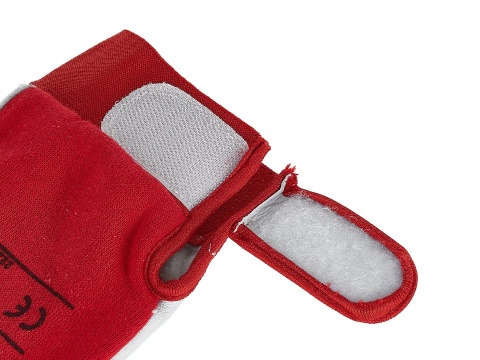 Rękawice zimowe robocze monterskie skórzane Kozia skóra - rzep r.11 (12/48)