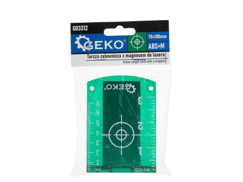 Tarcza celownicza z magnesem do lasera - zielona (10/500)