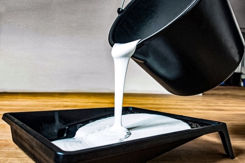 Wiadro budowlane 12L czarne Z LEJKIEM