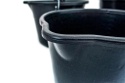 Wiadro budowlane 16L czarne Z LEJKIEM