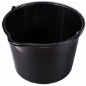 Wiadro budowlane 20L czarne Z LEJKIEM