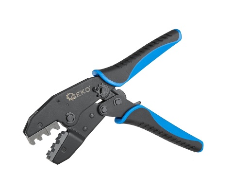 Zaciskarka do końcówek konektorowych kabli + kpl. 5 matryc (5)