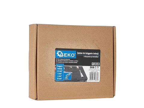 Zestaw do ściągania izolacji i skręcania przewodów na wkrętarkę (20)