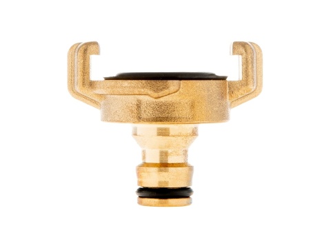 Złącze kłowe mosiężne kompatybilne z GEKA z przyłączem (10/80)