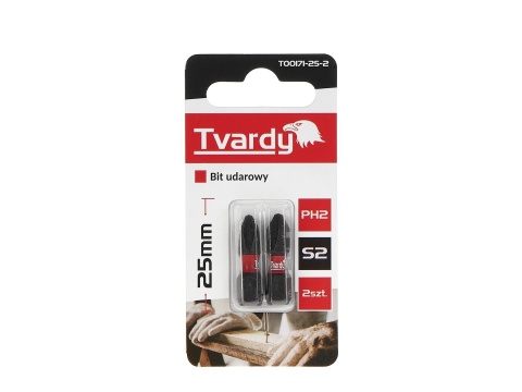 Bit udarowy PH2 25mm S2 (2/10/100/1000)