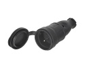 Gniazdo gumowe z klapką 16A IP44 (120)