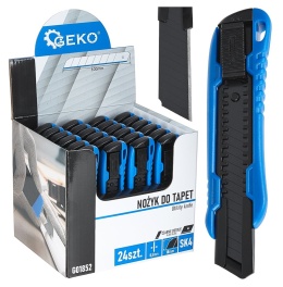 Nożyk do tapet 100x18x0.5mm ABS SK4 - kartonik wystawowy (24/144)