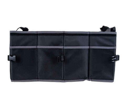 Organizer - torba usztywniona do bagażnika samochodowego z przegródkami i pokrywą (8)