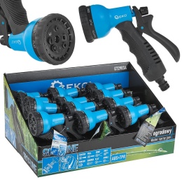 Pistolet ogrodowy 8-funkcji SKY-LINE - kartonik wystawowy (12/24)