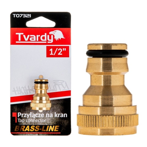Przyłącze na kran 1/2" BRASS-LINE (10/80)