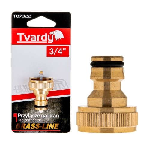 Przyłącze na kran 3/4" BRASS-LINE (10/80)