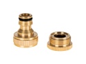 Przyłącze na kran 3/4" z redukcją 1/2" BRASS-LINE (10/80)