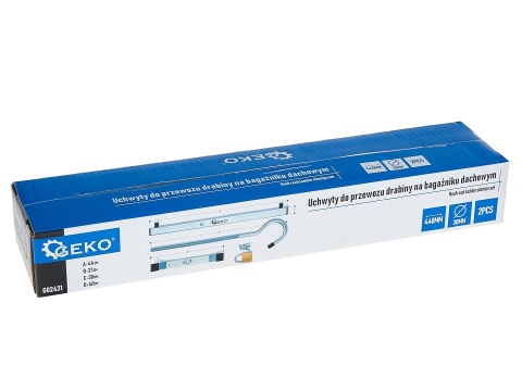 Uchwyty do przewozu drabiny na bagażniku dachowym 2szt (10)