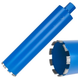 Wiertło diamentowe koronowe do wiertnicy na sucho i mokro 102x10x450mm 9T 1.1/4