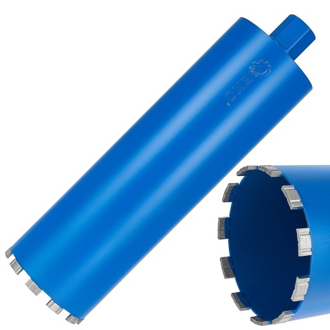 Wiertło diamentowe koronowe do wiertnicy na sucho i mokro 132x10x450mm 11T 1.1/4" (5)