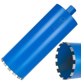 Wiertło diamentowe koronowe do wiertnicy na sucho i mokro 162x10x450mm 14T 1.1/4