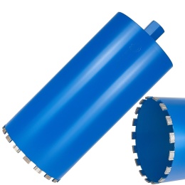 Wiertło diamentowe koronowe do wiertnicy na sucho i mokro 202x10x450mm 17T 1.1/4