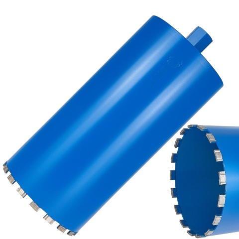 Wiertło diamentowe koronowe do wiertnicy na sucho i mokro 202x10x450mm 17T 1.1/4" (1)