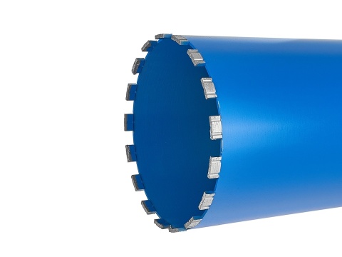 Wiertło diamentowe koronowe do wiertnicy na sucho i mokro 202x10x450mm 17T 1.1/4" (1)