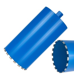 Wiertło diamentowe koronowe do wiertnicy na sucho i mokro 227x10x450mm 18T 1.1/4