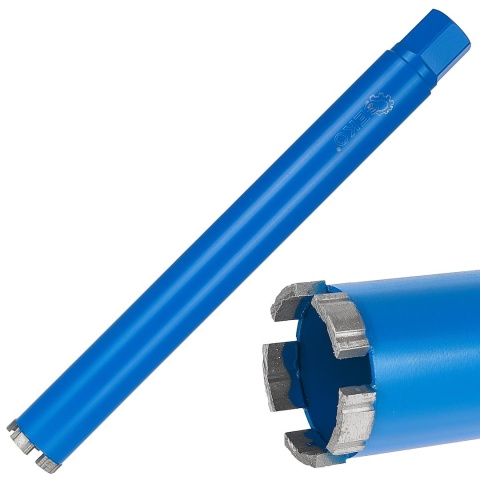 Wiertło diamentowe koronowe do wiertnicy na sucho i mokro 52x10x450mm 5T 1.1/4" (10)