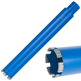 Wiertło diamentowe koronowe do wiertnicy na sucho i mokro 62x10x450mm 6T 1.1/4