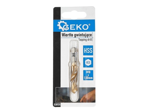 Wiertło gwintujące HSS M10 x 1,50mm HEX (50/250)